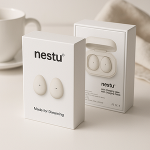 Nestu SleepBuds – Compact Wireless Earphones for ASMR, Stories & Deep Sleep